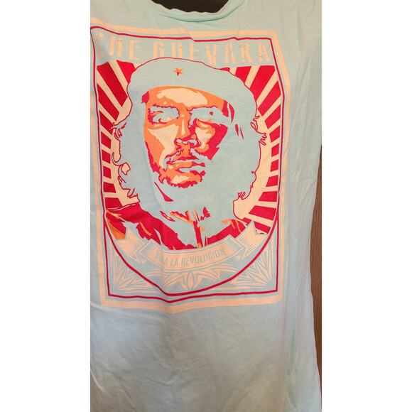 Woman's Green Che Guevara Viva Le revolution tee t-shirt XL - Picture 2 of 3